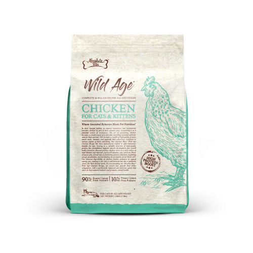 WILD AGE FOR CATS 1 v2.5KG FRONT CHICKEN