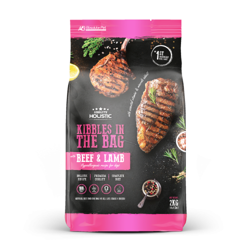 AK 2750 2kg Kibbles In The Bag Beef   Lamb FRONT